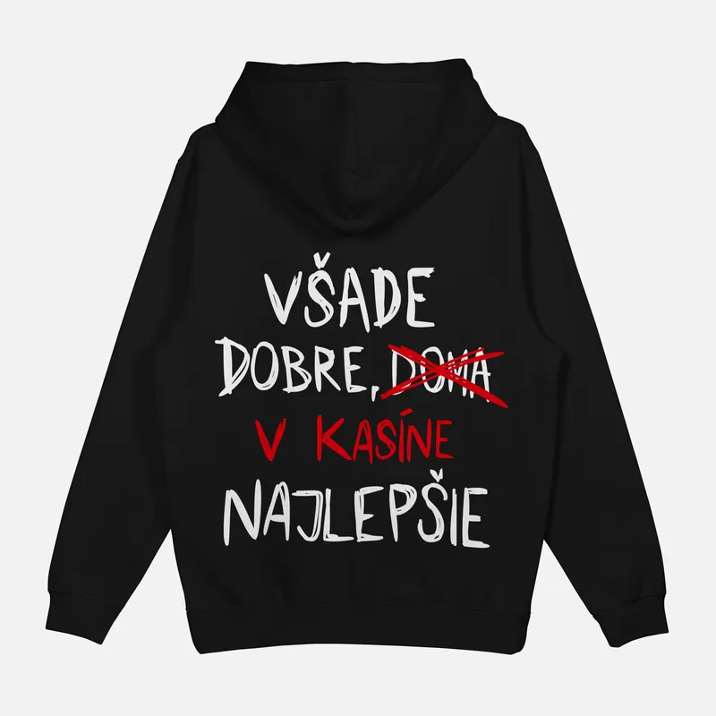 Mikina „V kasíne najlepšie“