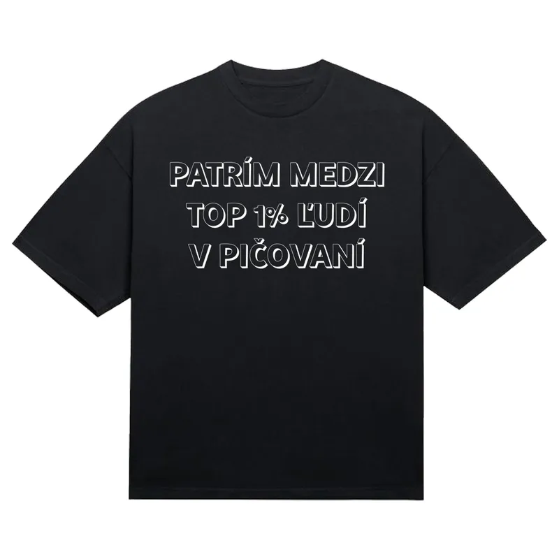 Tričko „Patrím medzi top 1%“