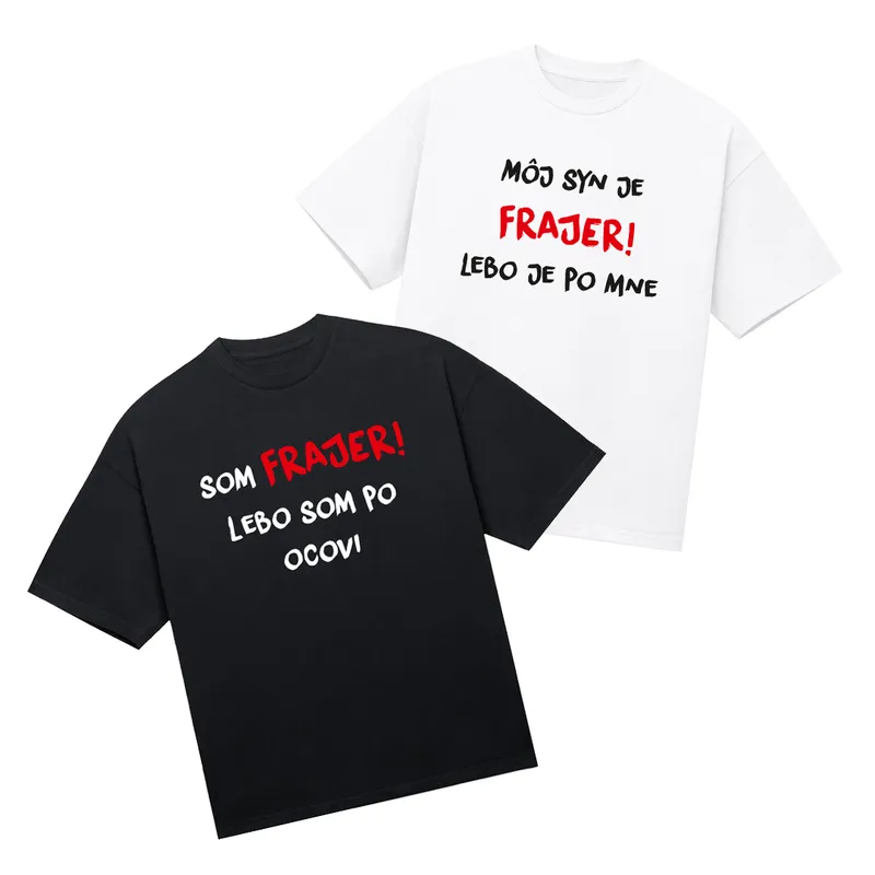 Tričká párové „som Frajer!/môj syn je Frajer“ (2pack)