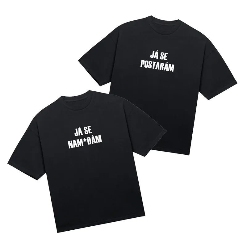 Tričká párové „Já se nam*dám/Já se postarám“ (2pack)
