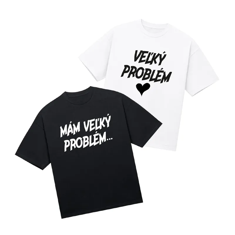 Tričká párové „Mám veľký problém/Veľký problém (2pack)