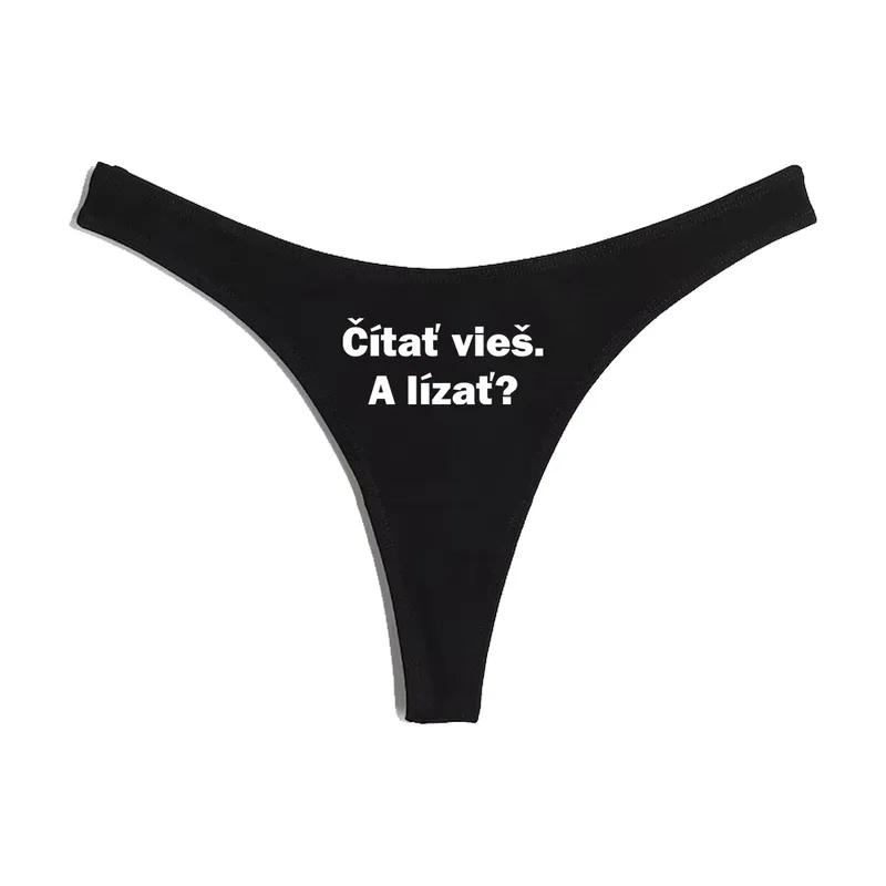 Nohavičky „Čítať vieš. A lízať?“