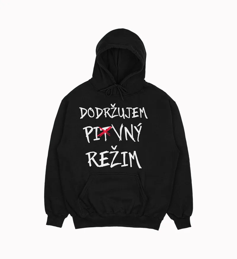 Mikina „Dodržujem pivný režim“