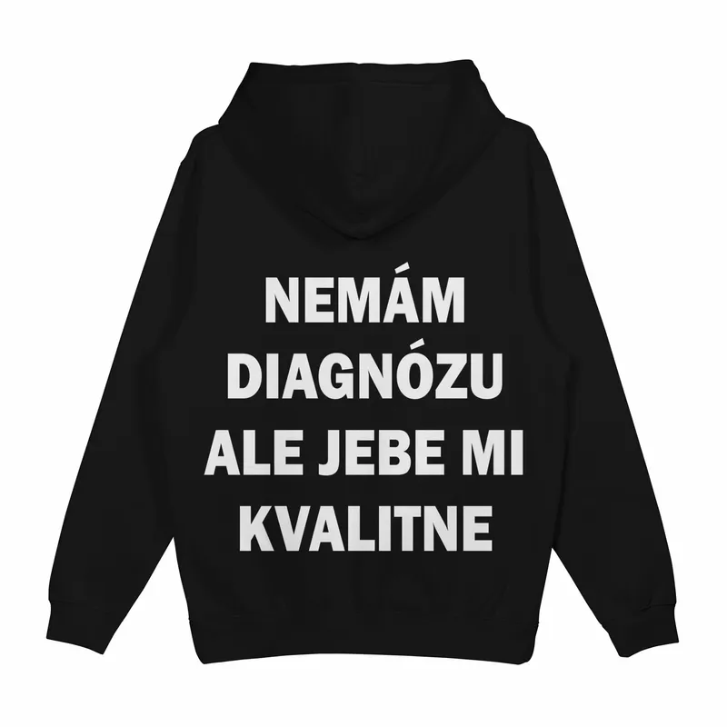 Mikina „Diagnóza“ chrbát