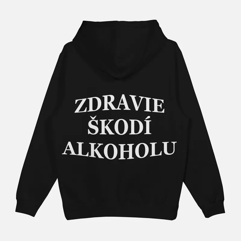 Mikina „Zdravie škodí alkoholu“