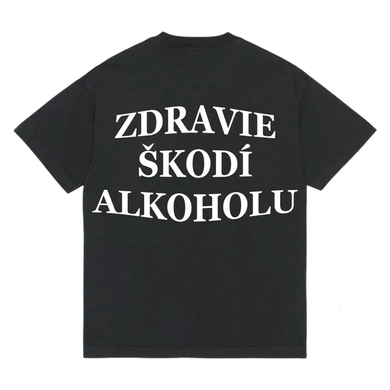 Tričko „Zdravie škodí alkoholu“
