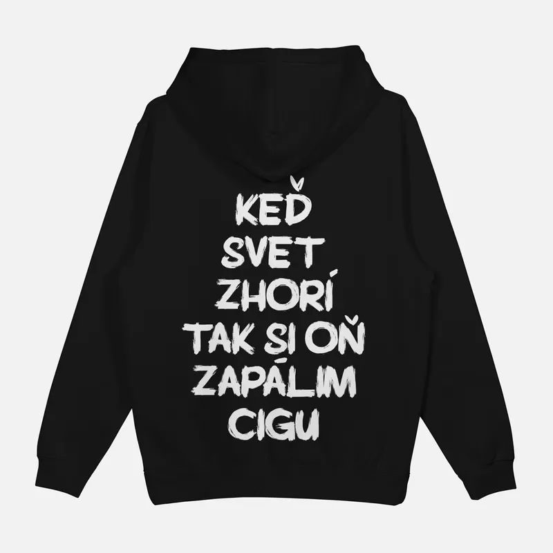 Mikina „Keď svet zhorí“