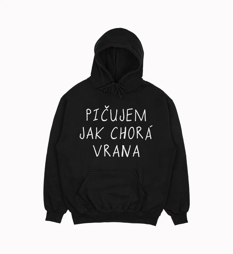 Mikina „Chorá vrana“
