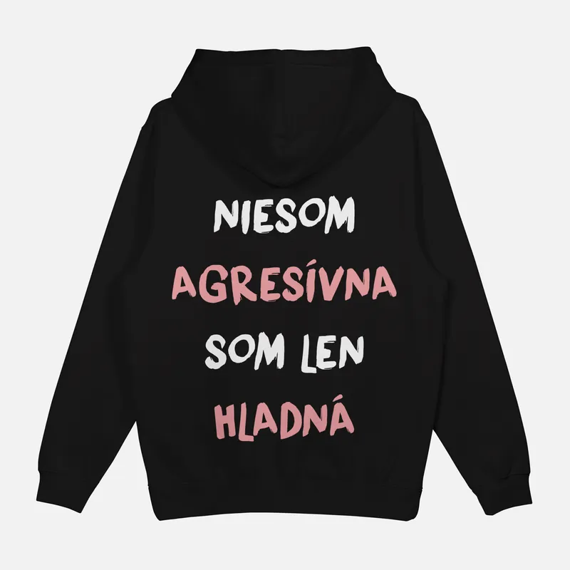 Mikina „Niesom agresívna“