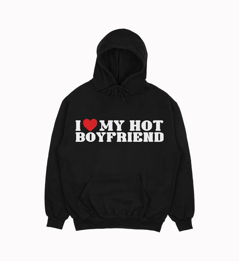 Mikina „I love my hot boyfriend“