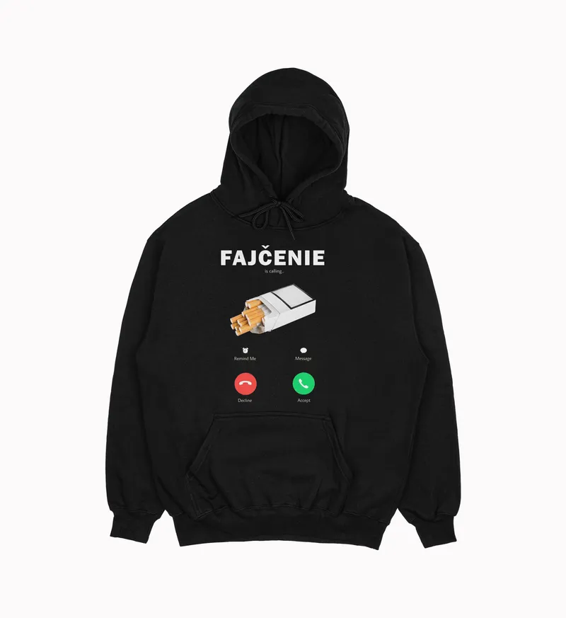 Mikina „Fajčenie call“