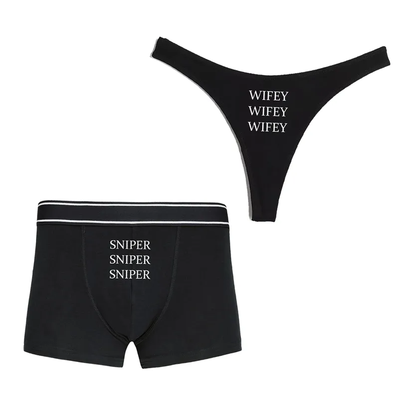 Spodné prádlo „Sniper/Wifey“ (2pack)