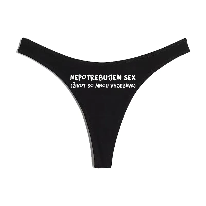 Nohavičky „Nepotrebujem sex“