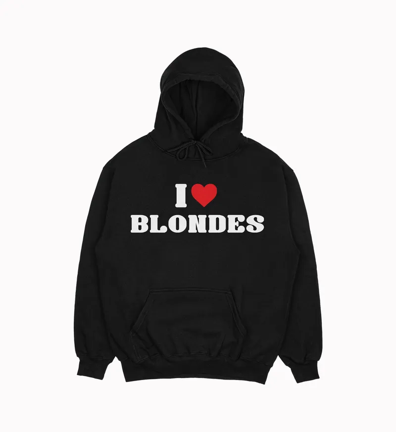 Mikina „I love blondes“