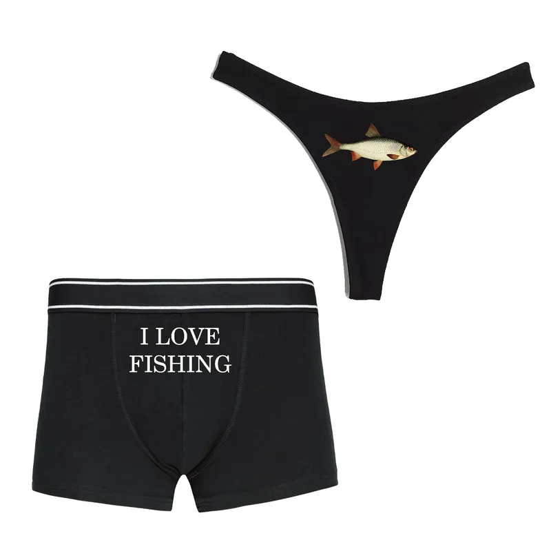 Spodné prádlo „I love fishing/Fish“ (2pack)