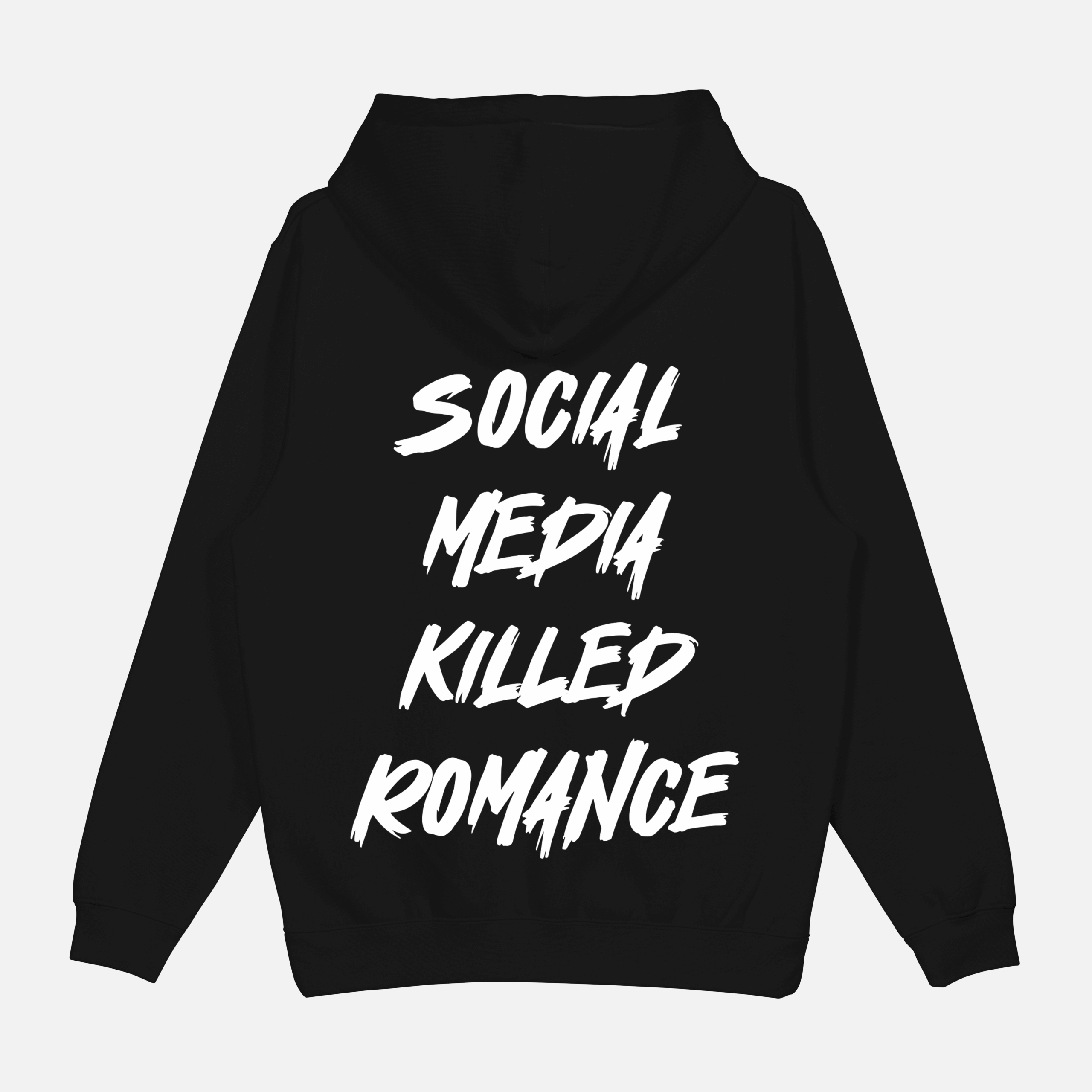 Mikina "Social media killed romance"