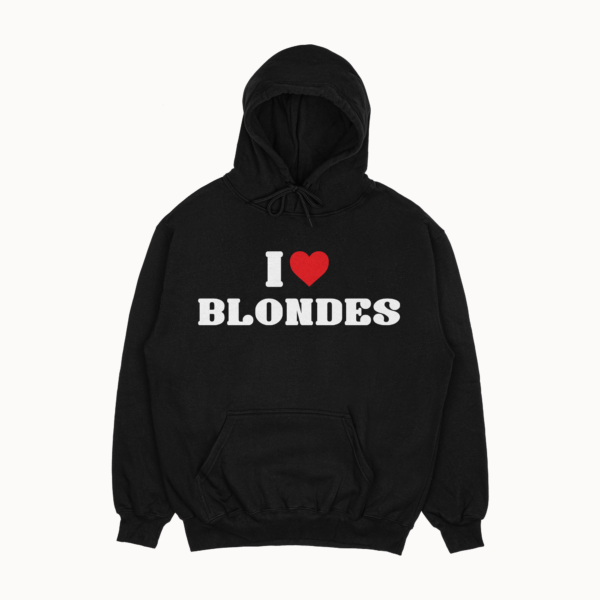Mikina "I love blondes"