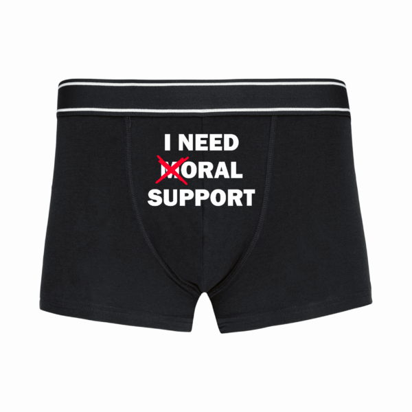 Trenky "I need moral support"
