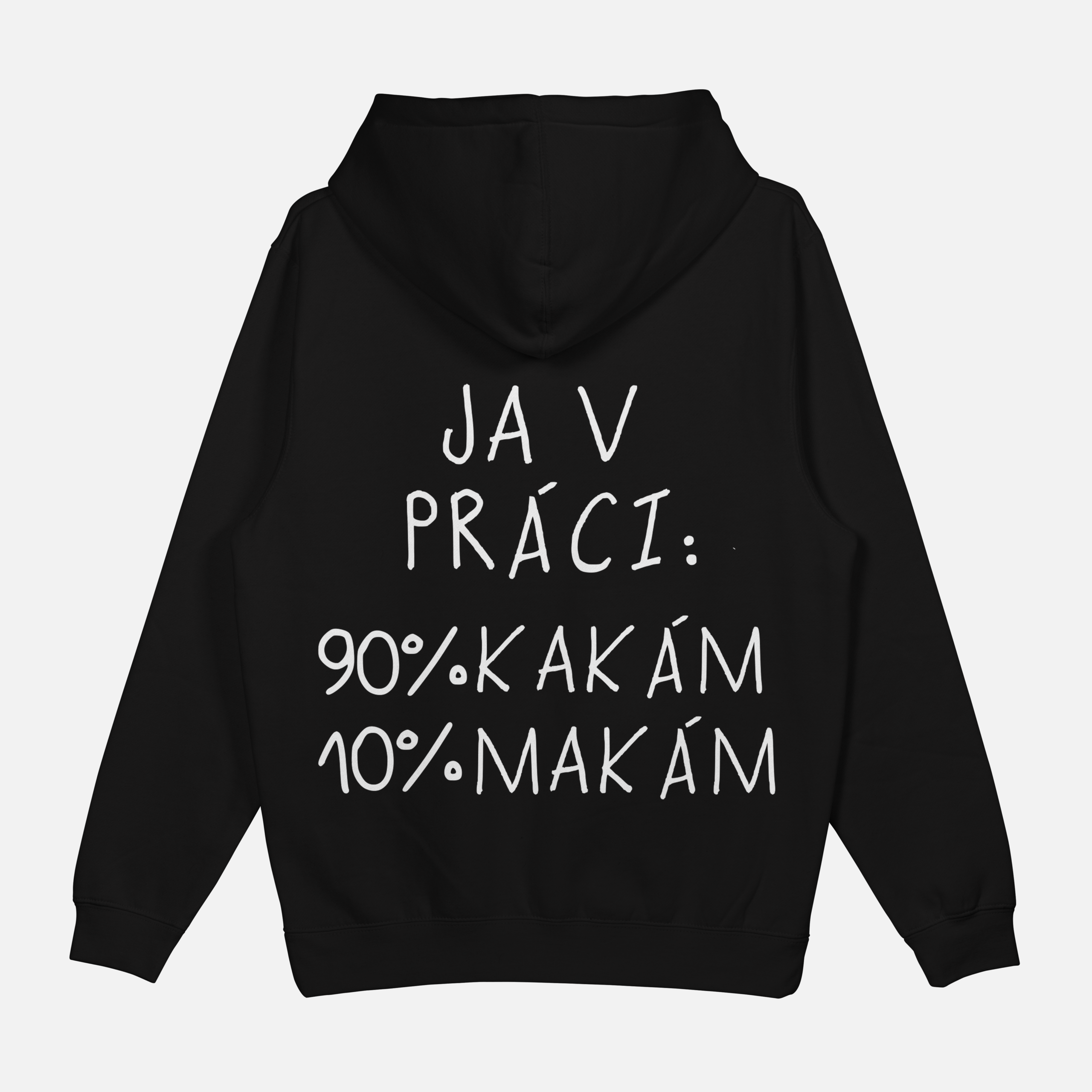 Mikina "Ja v práci" chrbát