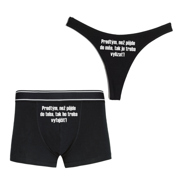 Spodné prádlo "Predtým než" (2pack)
