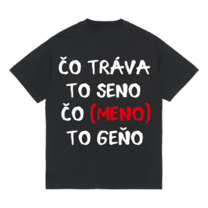 Tričko "Čo tráva to seno" custom