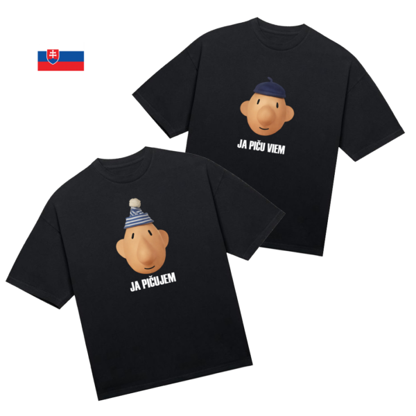 Tričká párové "Ja pičujem/Ja piču viem" (2pack) Pat a Mat-Slovenská verzia