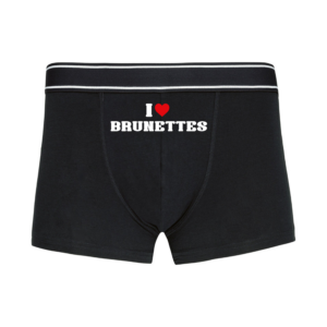 Trenky "I love brunettes"