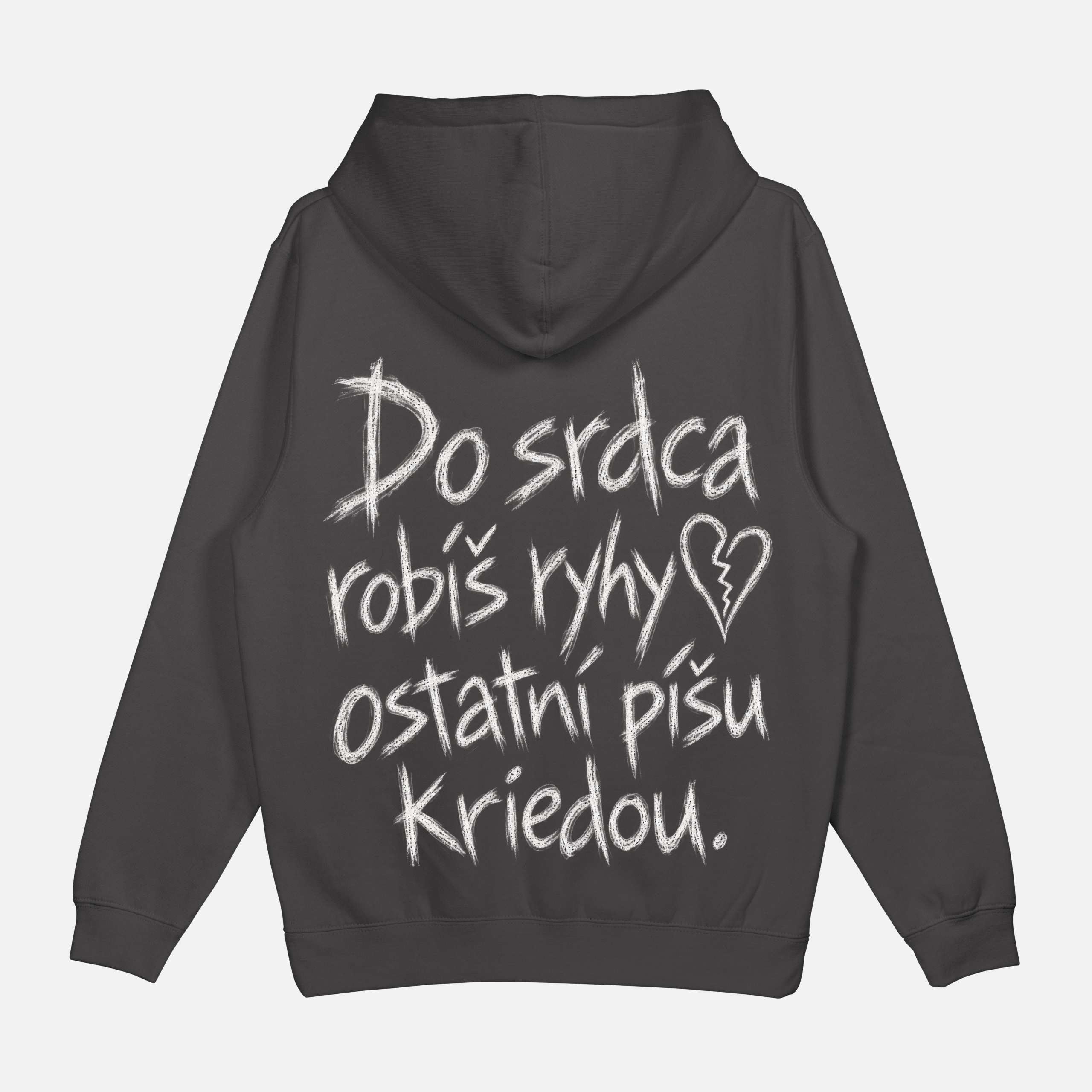 Mikina "Do srdca robíš ryhy" – Obrázok 2