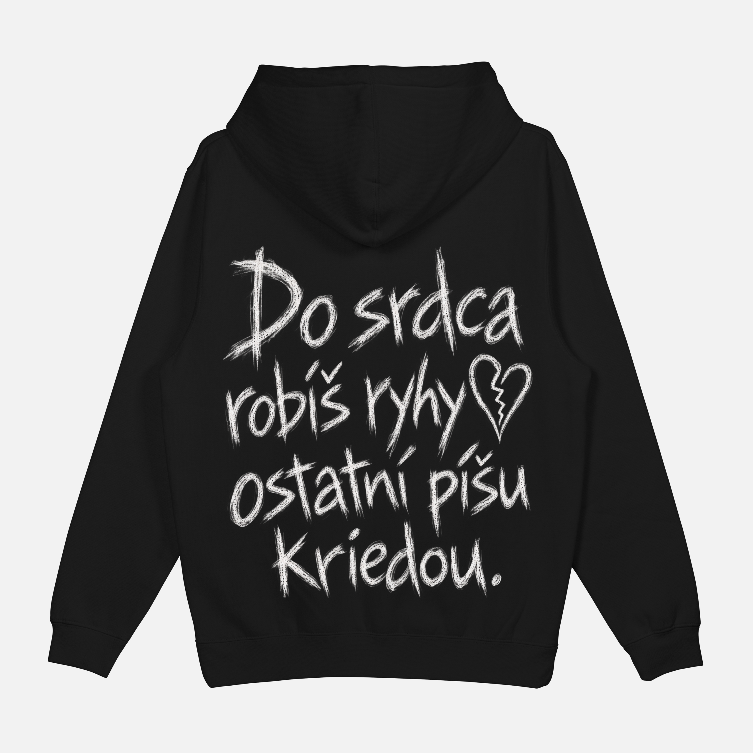 Mikina "Do srdca robíš ryhy"