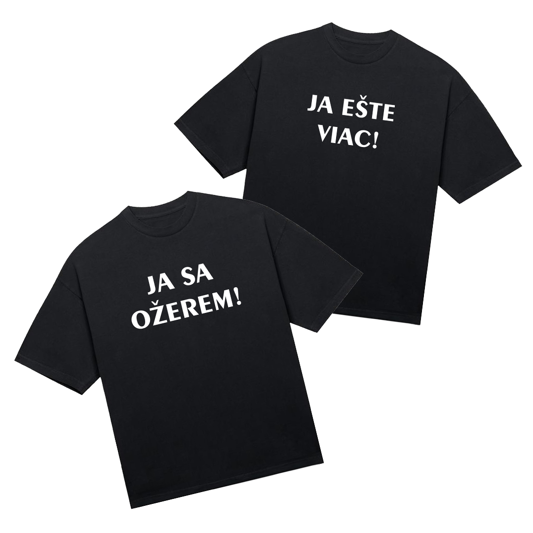 Tričká párové "Ja sa ožerem/Ja ešte viac"