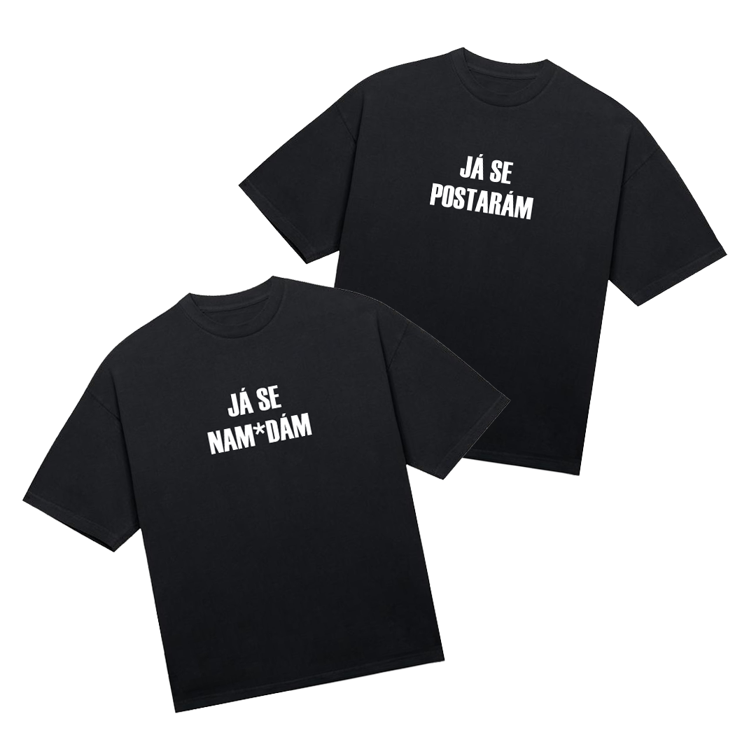Tričká párové "Já se nam*dám/Já se postarám" (2pack)