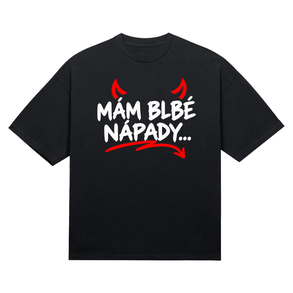 Tričká párové "Mám blbé nápady.../Ja s nimi súhlasím" (2pack) – Obrázok 2