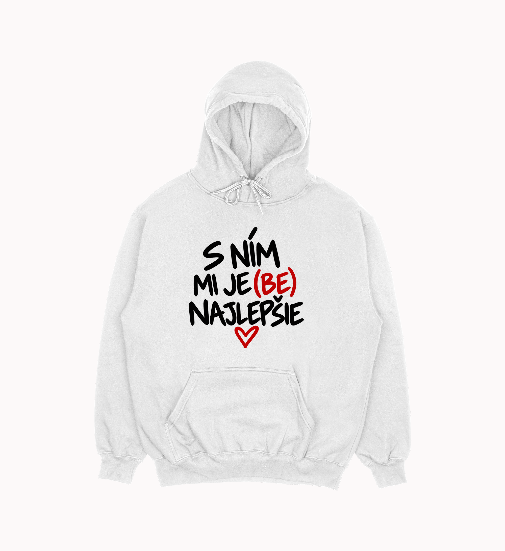 Mikiny párové "S ním mi je(be)najlepšie/S ňou mi je(be)najlepšie" (2pack) – Obrázok 2