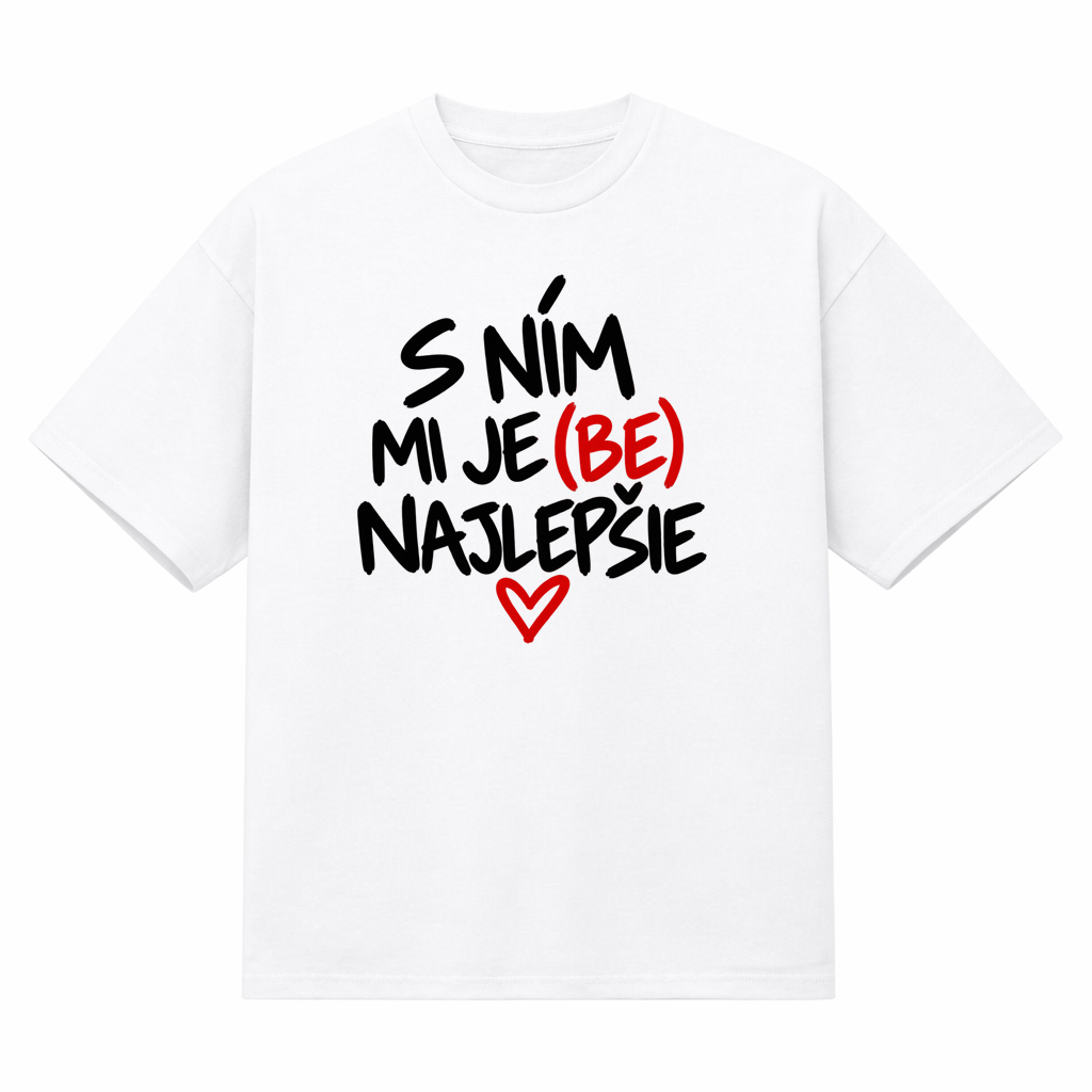 Tričká párové "S ním mi je(be)najlepšie/S ňou mi je(be)najlepšie" (2pack) – Obrázok 4