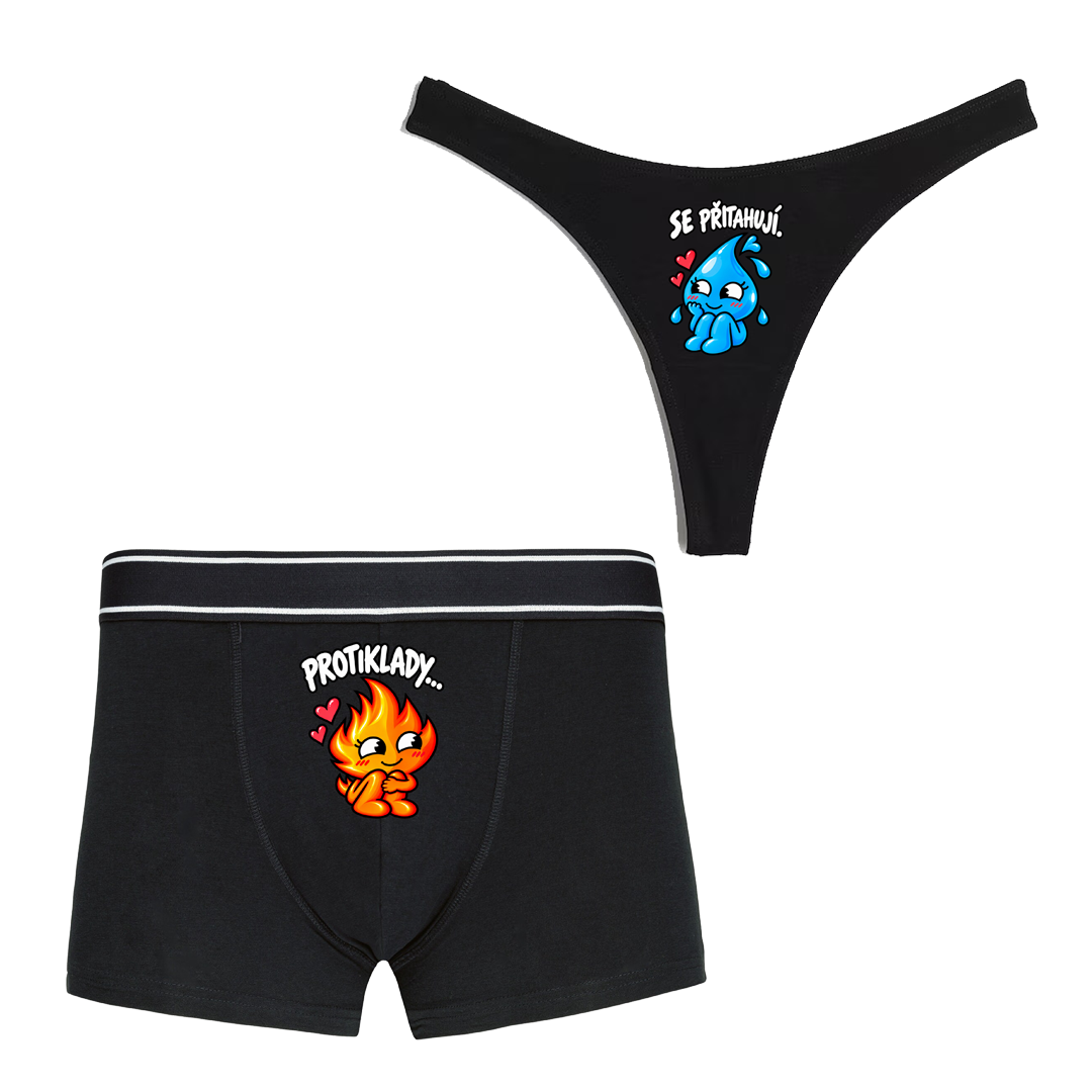 Spodné prádlo "Protiklady/Sa priťahujú" (2pack) – Obrázok 2